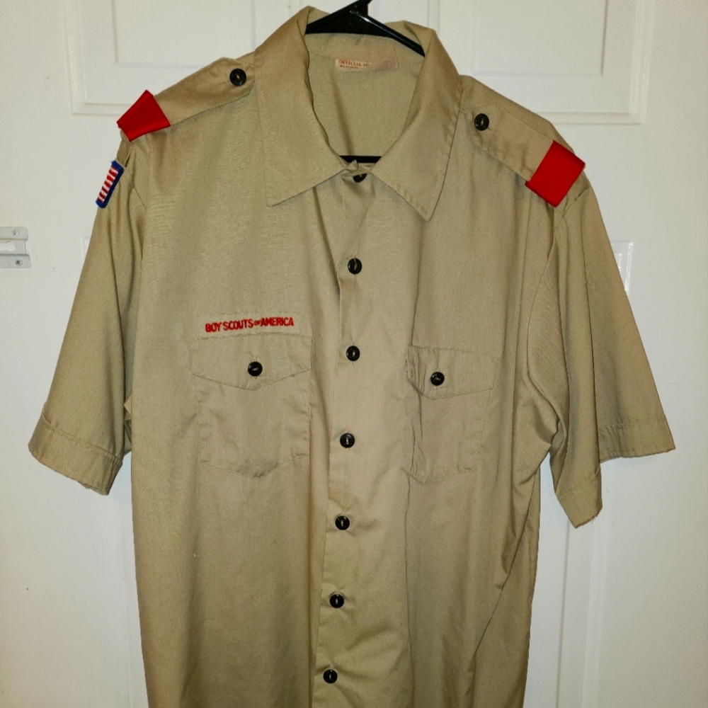 BSA Boy Scout Adult Uniform Shirt - Used Men's XL